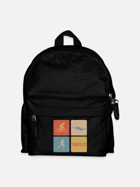 Triathlon Sport Design - Kinder Rucksack - Schwarz