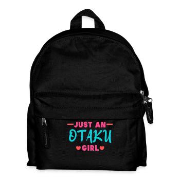 Popkultur Japan Anime Manga Herz Statement - Kinder Rucksack - Schwarz - Vorne