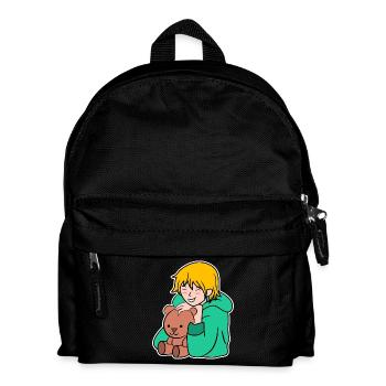 Manga Anime Popkultur Zeichentrick Cosplay Japan - Kinder Rucksack - Schwarz - Vorne
