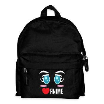 Pop Culture bande dessinée dessin animé Anime Déclaration Coeur - Sac à dos Enfant - noir - Devant
