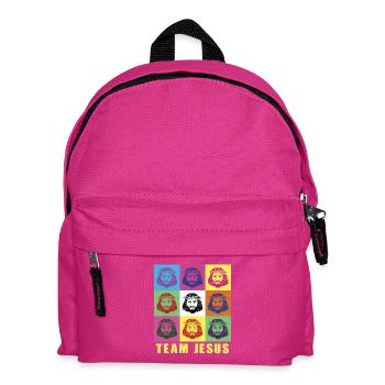 Team Jesus - Kinder Rucksack - Fuchsia - Vorne