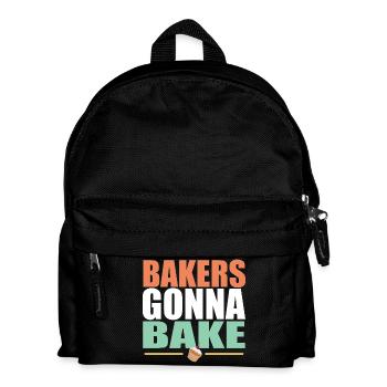 Baking Bakers Gonna Bake - Kids' Backpack - black - Front
