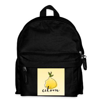 Lemon - Kids' Backpack - black - Front
