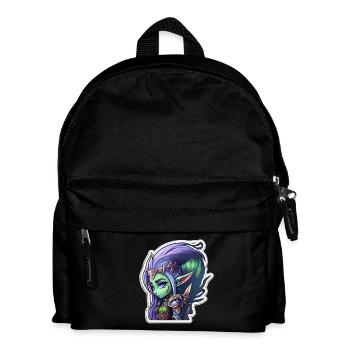 Elfe de la nuit - Sac à dos Enfant - noir - Devant