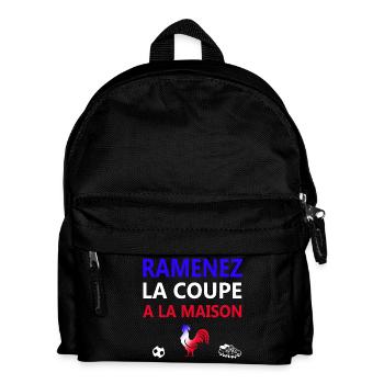 RAMENEZ LA COUPE A LA MAISON - Sac à dos Enfant - noir - Devant