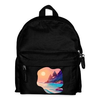 Sunrise Sea Island Holiday - Kids' Backpack - black - Front