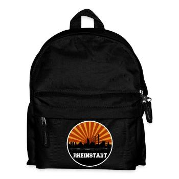 Rheinstadt Retro Skyline - Sac à dos Enfant - noir - Devant
