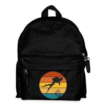 plongée sous marine, plongée - Sac à dos Enfant - noir - Devant