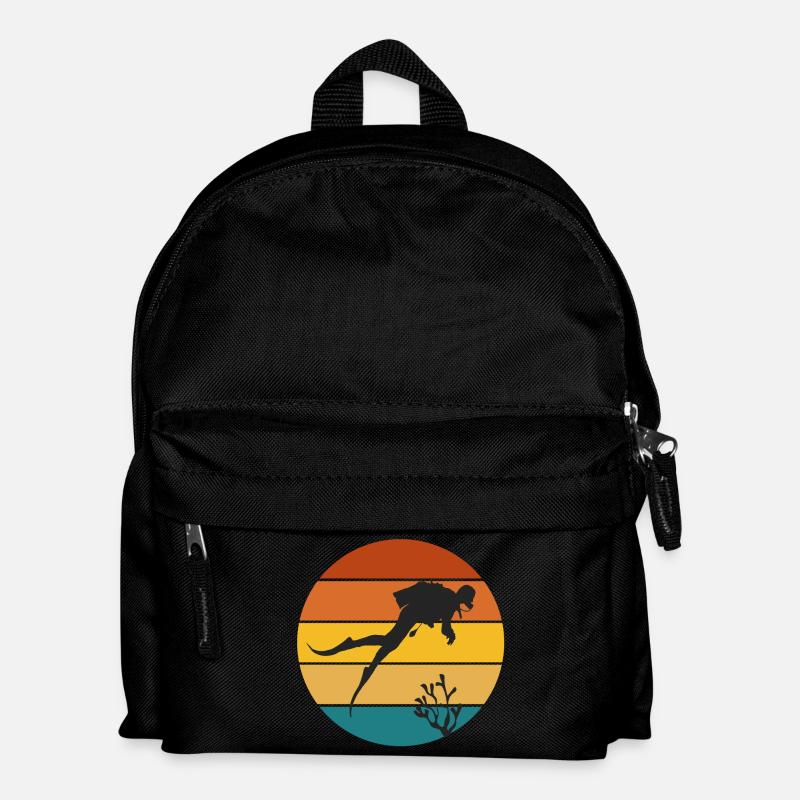 Scuba diving, diving - Kids' Backpack - black