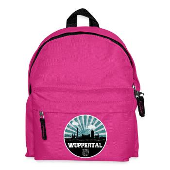 Wuppertal Blue Hour Skyline - Kinder Rucksack - Fuchsia - Vorne