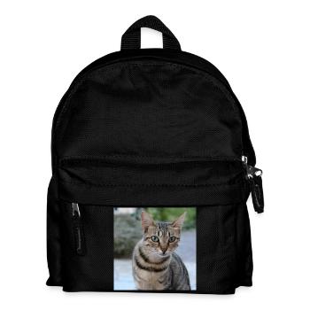 Chat chaton affiche chat carré affiche - Sac à dos Enfant - noir - Devant
