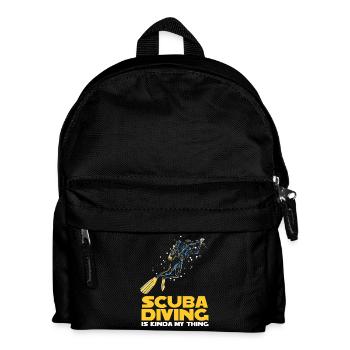 Scuba Diver Instructor Design - Kids' Backpack - black - Front