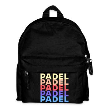 Padel Training Spruch Sportart Padelspiel Spieler - Kinder Rucksack - Schwarz - Vorne