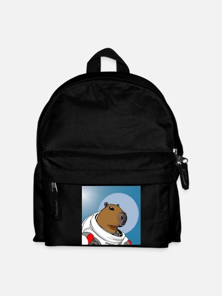 Capy astronaut - Kids' Backpack - black