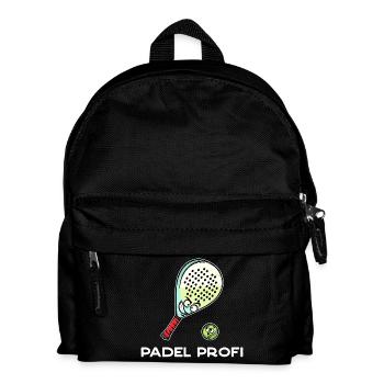Sports Racket Balls Statement Padel Padel Game - Kids' Backpack - black - Front