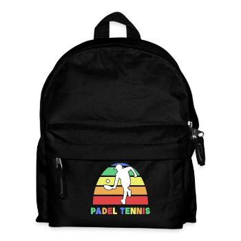 Padel Tennis Tournament Saying Player Padel Game - Kids' Backpack - black - Front