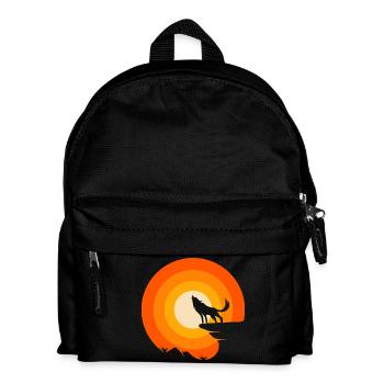 Wolf is my spirit animal - Kids' Backpack - black - Front