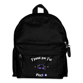 J peux pas j ai Piscine - Sac à dos Enfant - noir - Devant