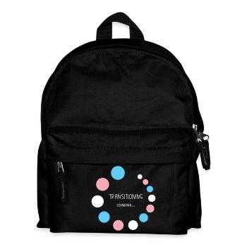 Mois de la fierté - Transition... Chargement - Sac à dos Enfant - noir - Devant
