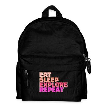 Déclaration de randonnée alpiniste - Sac à dos Enfant - noir - Devant
