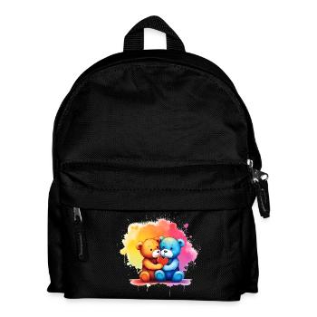 Liebe ist eine Bärennotwendigkeit - Kinder Rucksack - Schwarz - Vorne