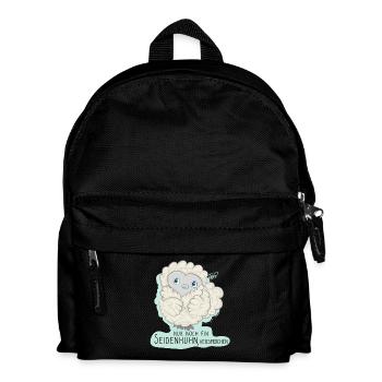 Lioba Seidenhuhn - Kinder Rucksack - Schwarz - Vorne