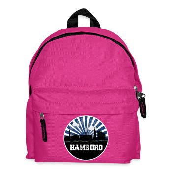 Hambourg Home Game Skyline - Sac à dos Enfant - fuchsia - Devant