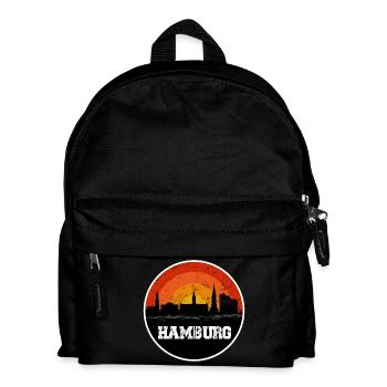 Hamburg Skyline Original - Sac à dos Enfant - noir - Devant