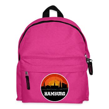 Hamburg Skyline Original - Sac à dos Enfant - fuchsia - Devant