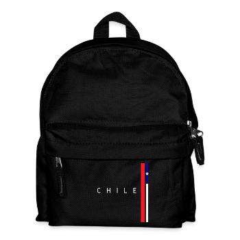 Flagge von Chile - Kinder Rucksack - Schwarz - Vorne