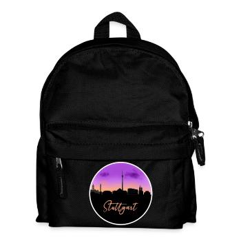 Stuttgart Fine Skyline - Sac à dos Enfant - noir - Devant