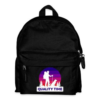 Randonneurs Randonnée Circuits Alpinisme - Sac à dos Enfant - noir - Devant