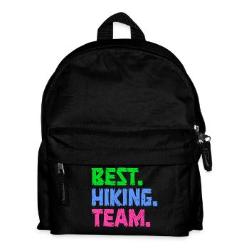 Wanderung Statement Wandern Wanderer Klettern - Kinder Rucksack - Schwarz - Vorne