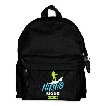 Glacier Hiking Hikers Mountains Statement Tours - Kids' Backpack - black - Front