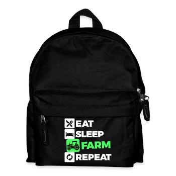 Country Air Statement Farm Tractor Field Vehicle - Kids' Backpack - black - Front