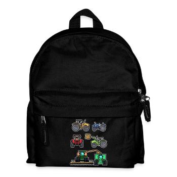 Motor Vehicle Tractor Farm Farmer Country Life - Kids' Backpack - black - Front
