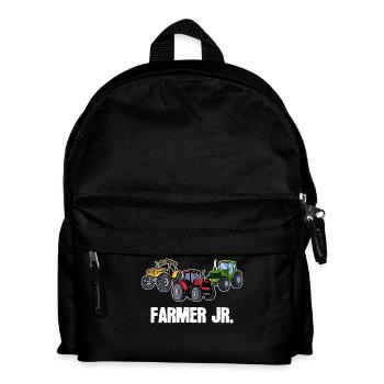 Traktor Statement Jungbauer Landmaschinen Ackerbau - Kinder Rucksack - Schwarz - Vorne