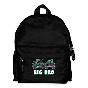 Producteur biologique Tracteur Déclaration de l’agriculteur Champ de véhicule - Sac à dos Enfant - noir - Devant