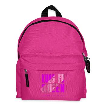 Kung Fu Queen - Kids' Backpack - fuchsia - Front
