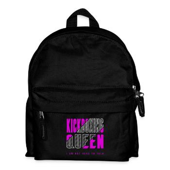 Kickboxen Königin - Kinder Rucksack - Schwarz - Vorne