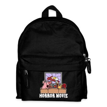 Movies Cineast Filme Movies Kino Nacht Statement - Kinder Rucksack - Schwarz - Vorne