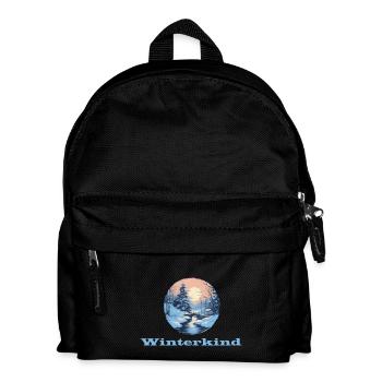 Winter Child - Kids' Backpack - black - Front