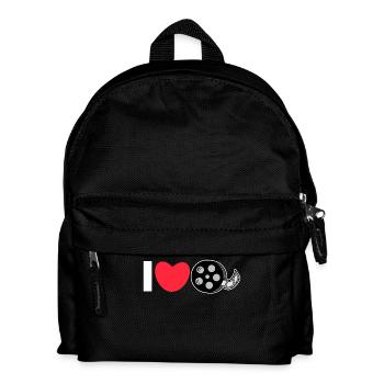 J’aime les films Déclaration de cœur Cinéma - Sac à dos Enfant - noir - Devant