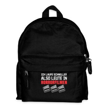Theater Movies Streaming Film Schauen Statement - Kinder Rucksack - Schwarz - Vorne