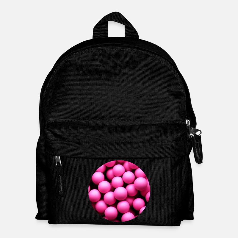boules rondes - Sac à dos Enfant - noir