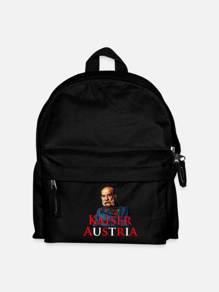 Kaiser Austria – Historisches Österreich Motiv - Kinder Rucksack - Schwarz