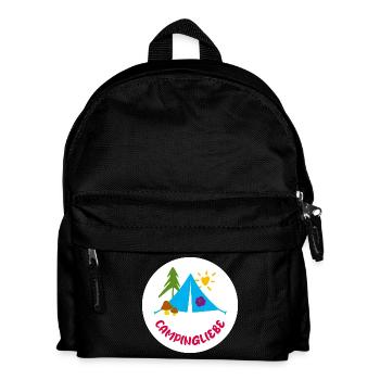 Camping Love Circle Camper Camping Outdoor Fan Love - Sac à dos Enfant - noir - Devant