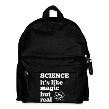 Wissenschaft - es ist wie Magie, aber real - Kinder Rucksack - Schwarz - Vorne