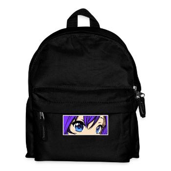 Comic Zeichentrick Manga Japan Anime Animation - Kinder Rucksack - Schwarz - Vorne