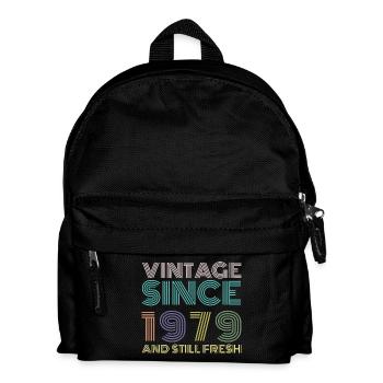 1979 Vintage - Kinder Rucksack - Schwarz - Vorne